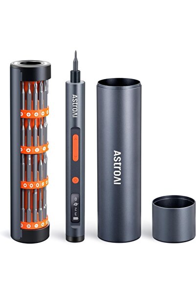 AstroAI مفك براغي كهربائي صغير ES60 3.7 فولت، مجموعة لاسلكية 63 في 1