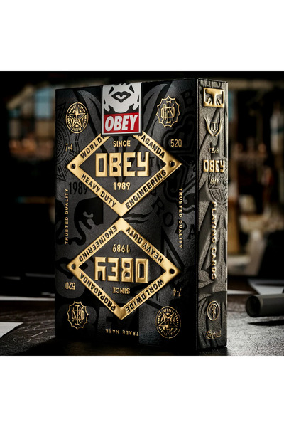 Obey Gold Edition Game Card