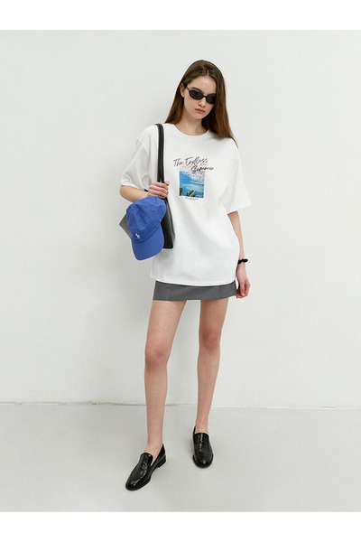 JANSO GROUP -The Endless Printed Cotton Oversize T-Shirt Big Size
