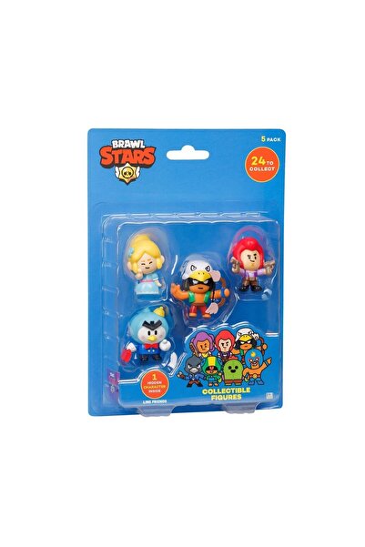 NECO TOYS Brawl Stars 5-Piece Figure Set + Surprise Figure, Ideal for Collection!