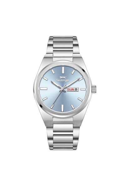 Slazenger Sl.09.2555.2.03 Steel Cord Steel Case 10 Atm Water Resistant Metallic Color Men Wristwatch