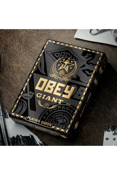 Obey Gold Edition Game Card