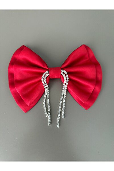 quella atelier مشبك فيونكة سانتين بحجر كريستال (مشبك تلقائي)