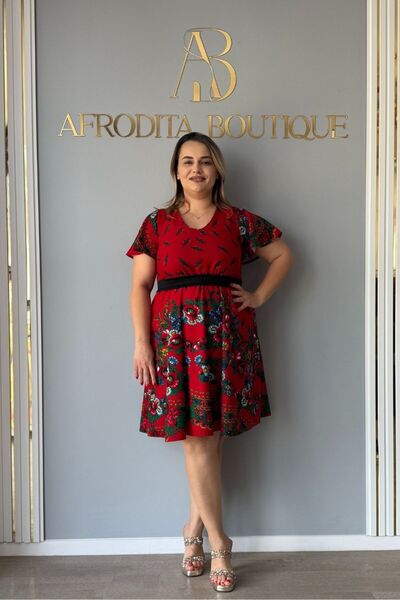 Afrodita Boutique Viva Flounce Dress