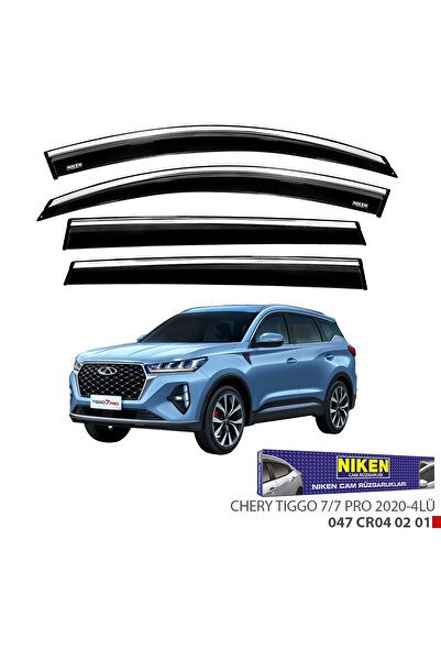 Niken TİGGO 7 7 PRO 2023 2024 2025 KROMLU CAM RÜZGARLIGI ARACA ÖZEL