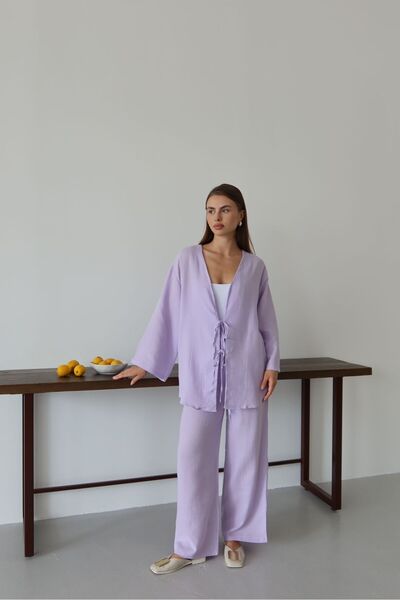 Patreon Women's 100% Cotton Muslin Trousers