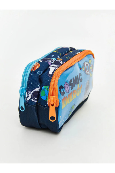 LC Waikiki Lc Wai̇ki̇ki̇ Lcw Accessories Space Printed Pencil Case for Boys