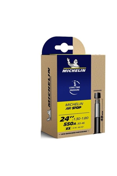 Michelin Cameră de bicicletă Air Stop 24 x 1.3/1.8, valvă Schrader, 48mm