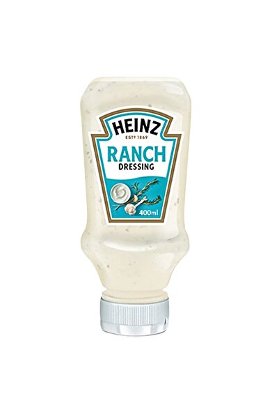 Heinz Original Ranch Salad Dressing Top Down Squeezy Bottle 400 mlCreamy Tangy Dressing for Salads
