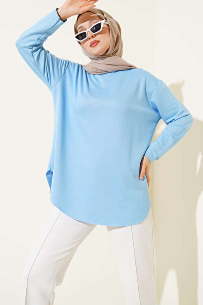 ÇİZGİ Modal Combed Straight Tunic