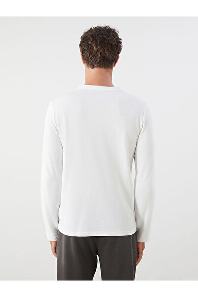 LC Waikiki Sparkling Choices from Shining Store |   Crew Neck Long Sleeve Men's T-Shirt