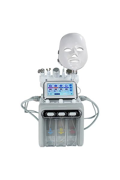 OEM Combines Professional Cosmetics Hydrafacial 7 in 1, Ultrasound, Radiofrequency, LED Mask
