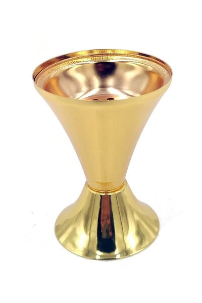 co arma Luxurious golden incense burner for home and outdoor, changeable size