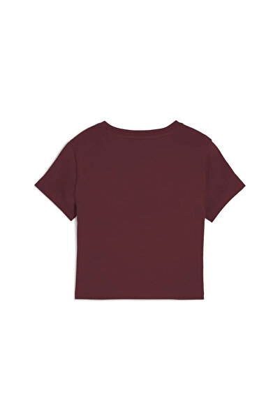 Puma WARDROBE ESS Baby Tee Κόκκινο Γυναικείο Crop