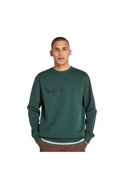 Timberland B0A6Vg63171-R Hampthon Crew Neck Men's Sweatshirt Green
