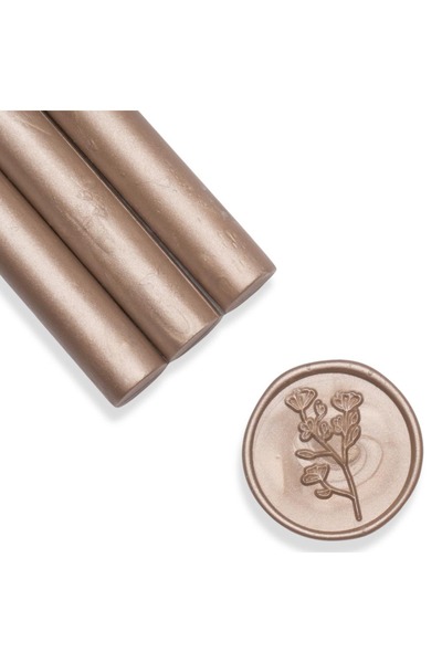 ARTIZAAR Set 5 batoane ceara, champagne, sidefat, 1.1 x 13 cm, ceara pentru s...