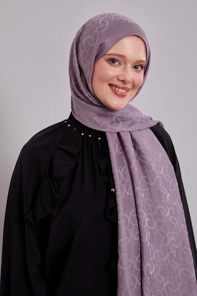 Levidor A.Lila Geometric Pattern Grazia Shawl