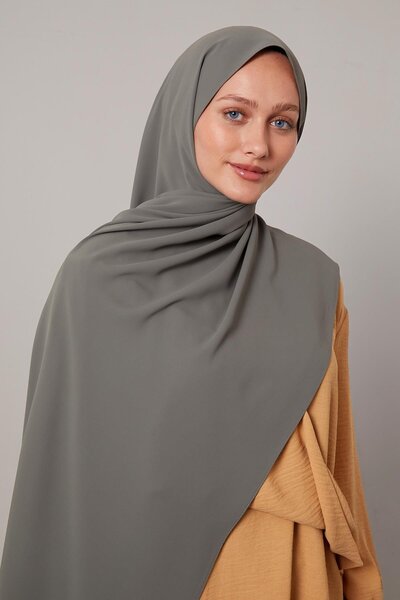 Levidor Khaki Plain Trend Shawl