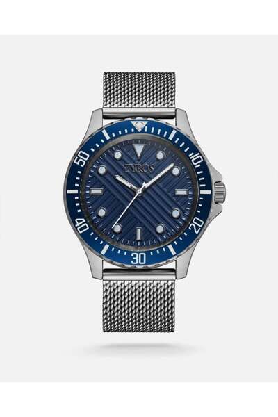 Arkaan Men's watch with gray mesh strap