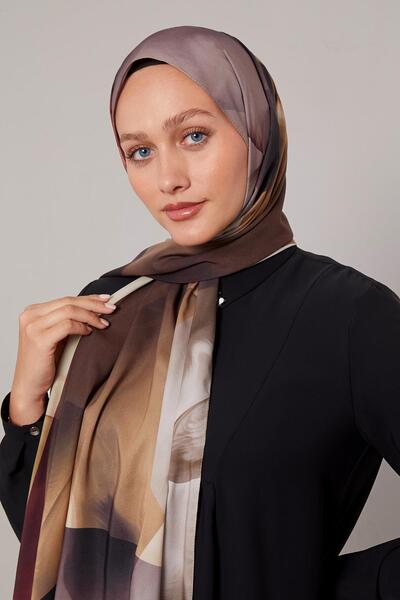 Levidor Oil Green Abstract Pattern Love Shawl