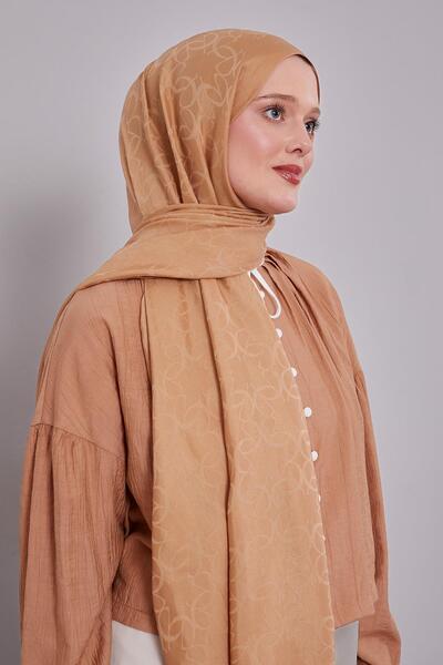 Levidor Şal Grazia cu model geometric auriu