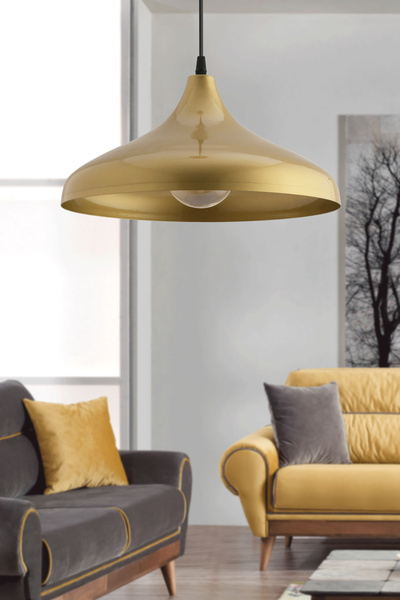 LUMINZO Kaizer Vintage 36 Cm Modern Avize Sarkıt Rustik Mutfak Kuaför Cafe Lamba Dekoratif Aydınlatma