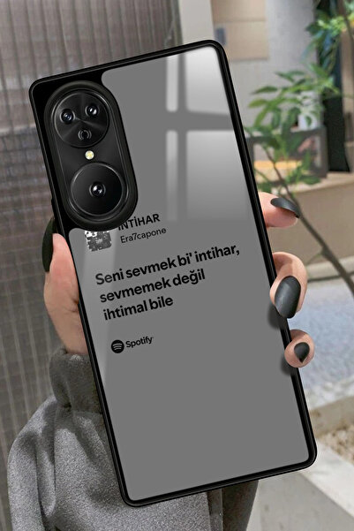 Reeder S19 Max Pro S EDGE Uyumlu Şarkı Sözü Tasarımlı Glossy Premium Kılıf