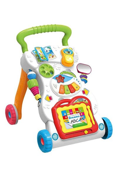 CoolBaby مشاية موسيقية للأطفال 4 في 1