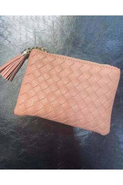 Arkaan Women's pink leather wallet