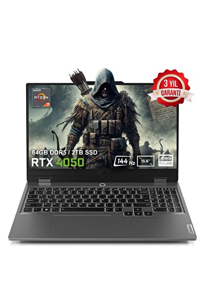 LENOVO LOQ 15ARP9 83JC00E3TRv6 Ryzen 7-7435HS 64GB DDR5 2TB SSD RTX4050 6GB 1...