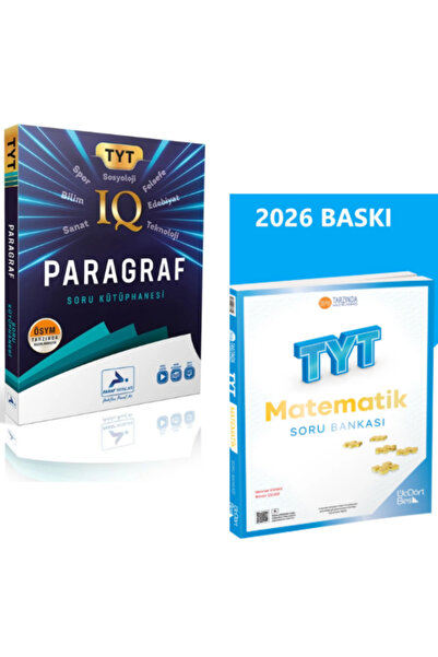 Bilgi Sarmal Yayınları PARAF TYT IQ PARAGRAF + 345 ÜÇDÖRTBEŞ TYT MATEMATİK SO...