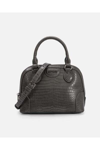Arkaan Women's gray leather bag