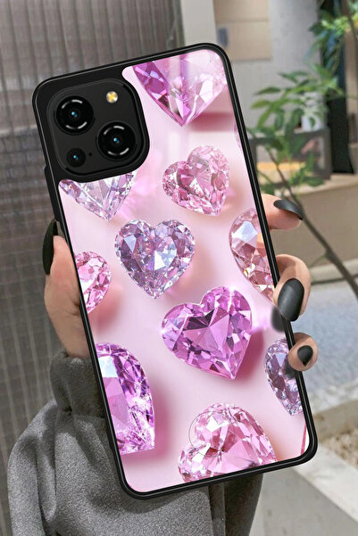 Reeder S23 Pro Max Uyumlu Simli Taş Tasarımlı Glossy Premium Kılıf