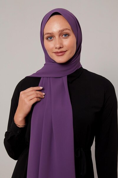 Levidor Purple Plain Trend Shawl