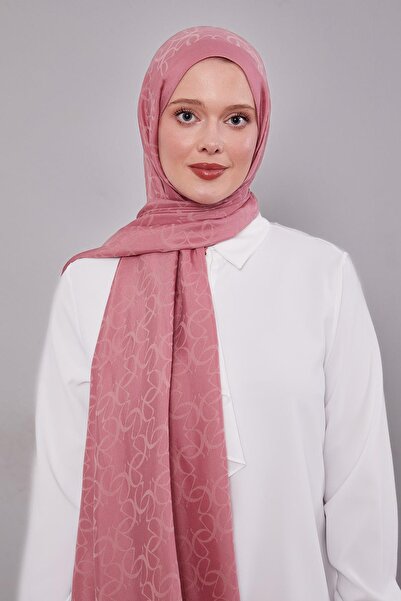 Levidor Pink Geometric Pattern Grazia Shawl