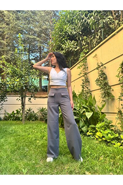 wivola ÖN CEPLİ YANDAN FERMUARLI PANTOLON