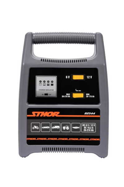 Sthor Redresor 6/12V 12A 210Ah LED