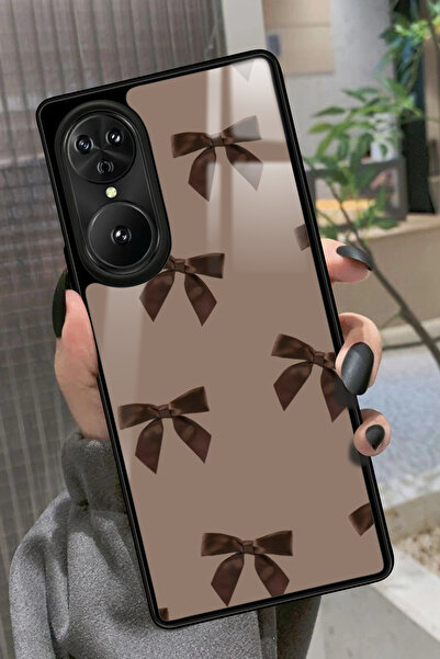 Reeder S19 Max Pro S EDGE Uyumlu Kahverengi Kurdele Tasarımlı Glossy Premium ...