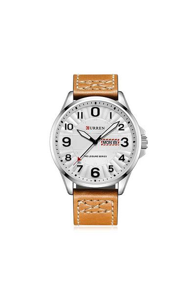 Curren Men's Watch 8269 Brown-White