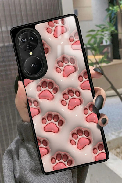 Reeder S19 Max Pro S EDGE Uyumlu Pembe Kedi Patisi Tasarımlı Glossy Premium K...