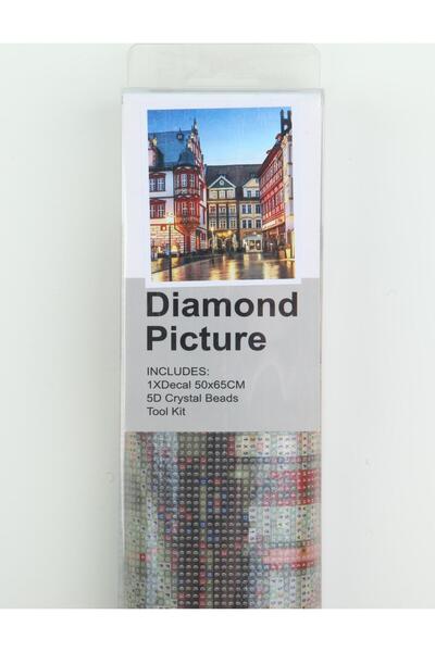 histone مجموعة تطريز الخرز 50 × 65 شارع مضيء