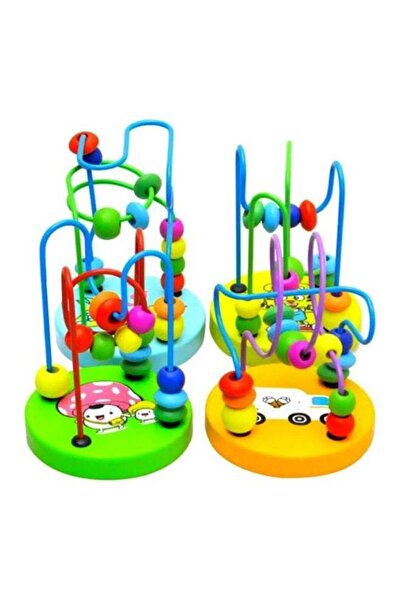 Generic لعبة قطار الملاهي الخشبية الرائعة للأطفال، مقاس 13×10×10 سم، مناسبة ل...