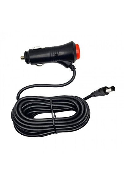 Leonpro 12/24v 5A araç şarj adaptörü gps süpürge için 5.5mm 2.5 mm jak uçlu a...