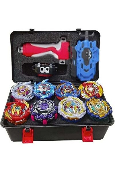 Generic مجموعة بي بليد بيرست المكونة من 8 قطع مع قاذف وصندوق تخزين