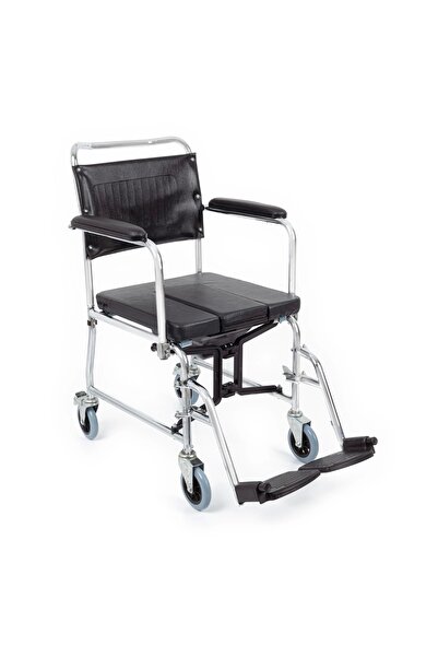 Comfort Plus Tuvaletli Tekerlekli Sandalye | Önden Sürgülü Tuvalet Aparatı, N...