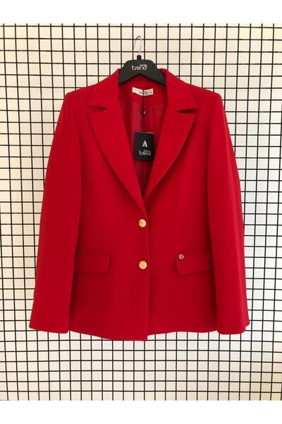 Armine Two Buttons Double Pockets Style Jacket Autumn-Winter