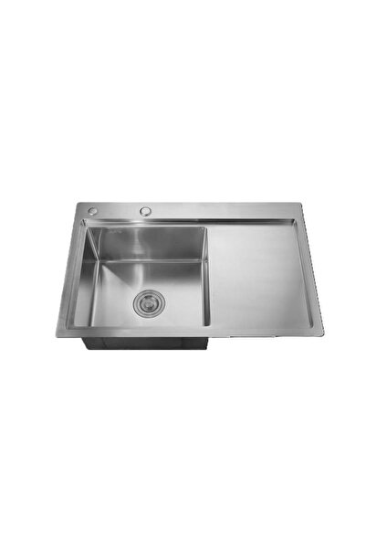 Mixxus Chiuvetă de bucătărie HM7849L-215.SUS304, 780x490mm, oțel inoxidabil, ...