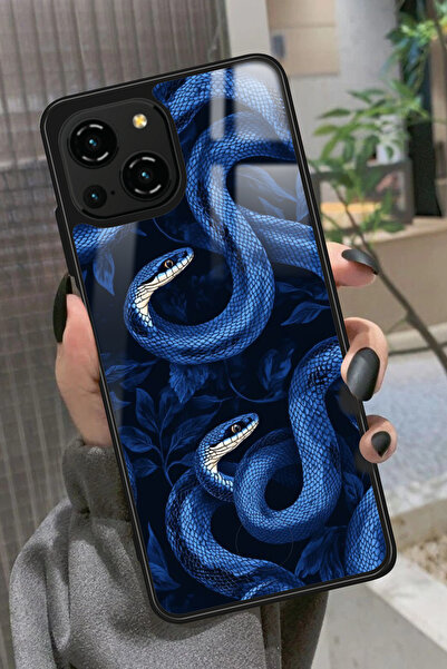 Reeder S23 Pro Max Uyumlu Yılan Tasarımlı Glossy Premium Kılıf