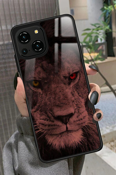 Reeder S23 Pro Max Uyumlu Aslan Tasarımlı Glossy Premium Kılıf