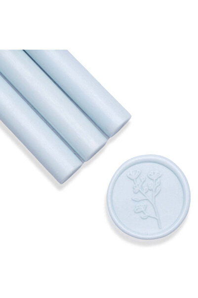 ARTIZAAR Set 5 batoane ceara, albastru baby blue, mat, 1.1 x 13 cm, ceara pen...